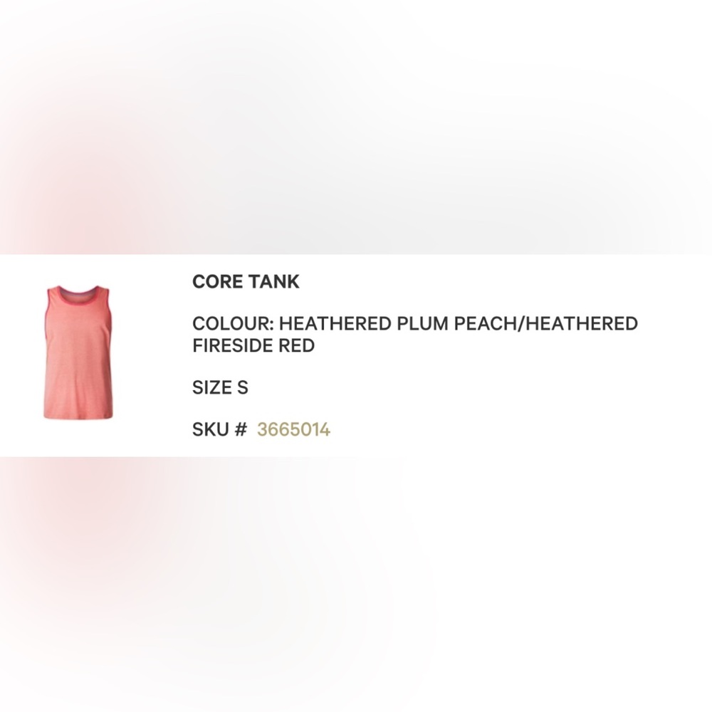 lululemon CORE TANK small